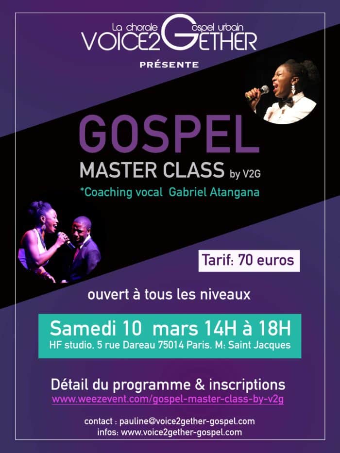 gospel master class by V2G
