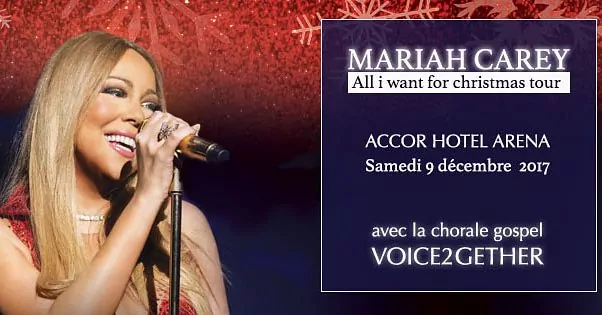 la chorale gospel Voice2gether et Mariah Carey