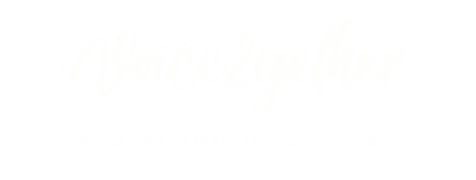Logo Voice2gether la chorale de gospel urbain