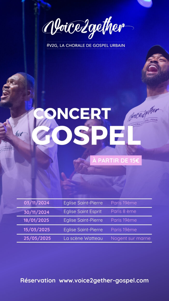 concert gospel Voice2gether